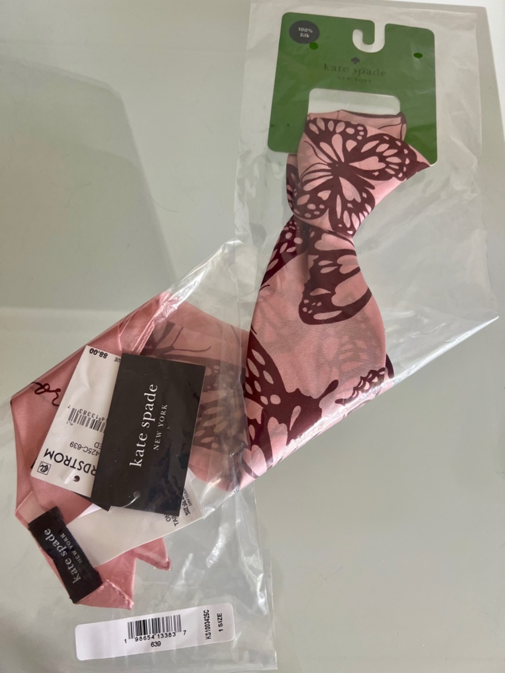 KATE SPADE Spring Flight Silk Square Scarf - Picture 3 of 9